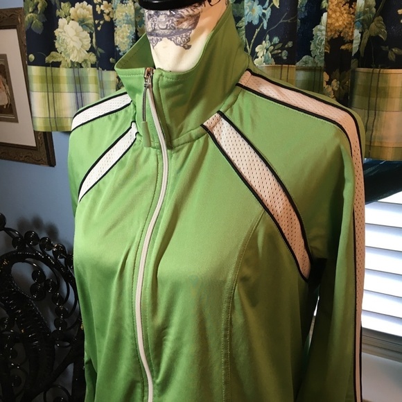 SJB active zipper front long sleeves side pockets athletic jacket. - Picture 4 of 11